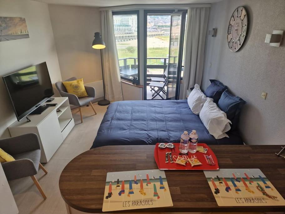 Le Cocooning-Studio Deauville Marina Avec Terrasse Vue Mer Et Plage Экстерьер фото